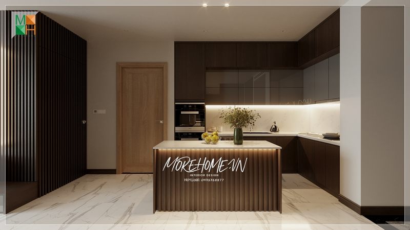 Đảo bếp không đơn giản là trang trí cho căn bếp mà còn hỗ trợ nâng cao công năng sử dụng cho người nội trợ trong sử dụng