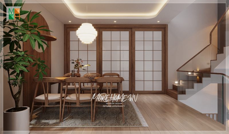 Cửa trượt gỗ phong cách nhật mang đậm dấu ấn truyền thống của nhật tinh tế, nhẹ nhàng, ứng dụng linh hoạt trong mọi không gian.